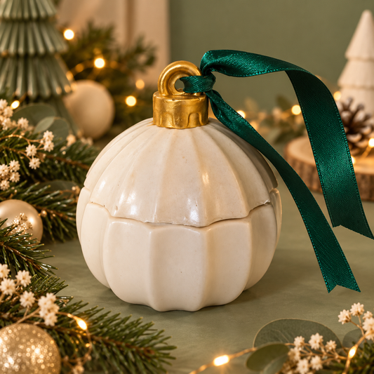 Bougie boule de Noël