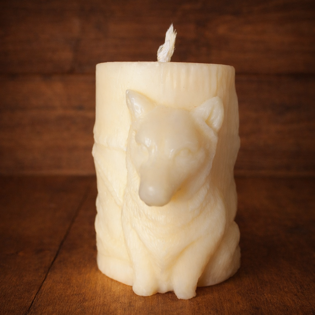 Bougie "Loup"